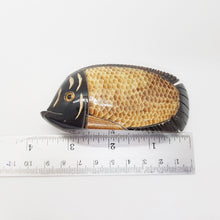 Load image into Gallery viewer, Water Buffalo's Horn Carved Fish Sculpture Decor Collectible Lucky Bone Gift