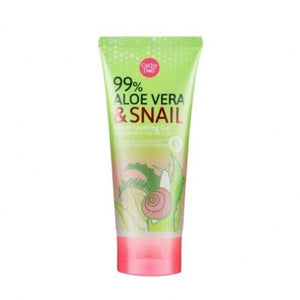 3x Cathy Doll 99% Aloe Vera & Snail Serum Soothing Gel Snail Mucus Extract 60g