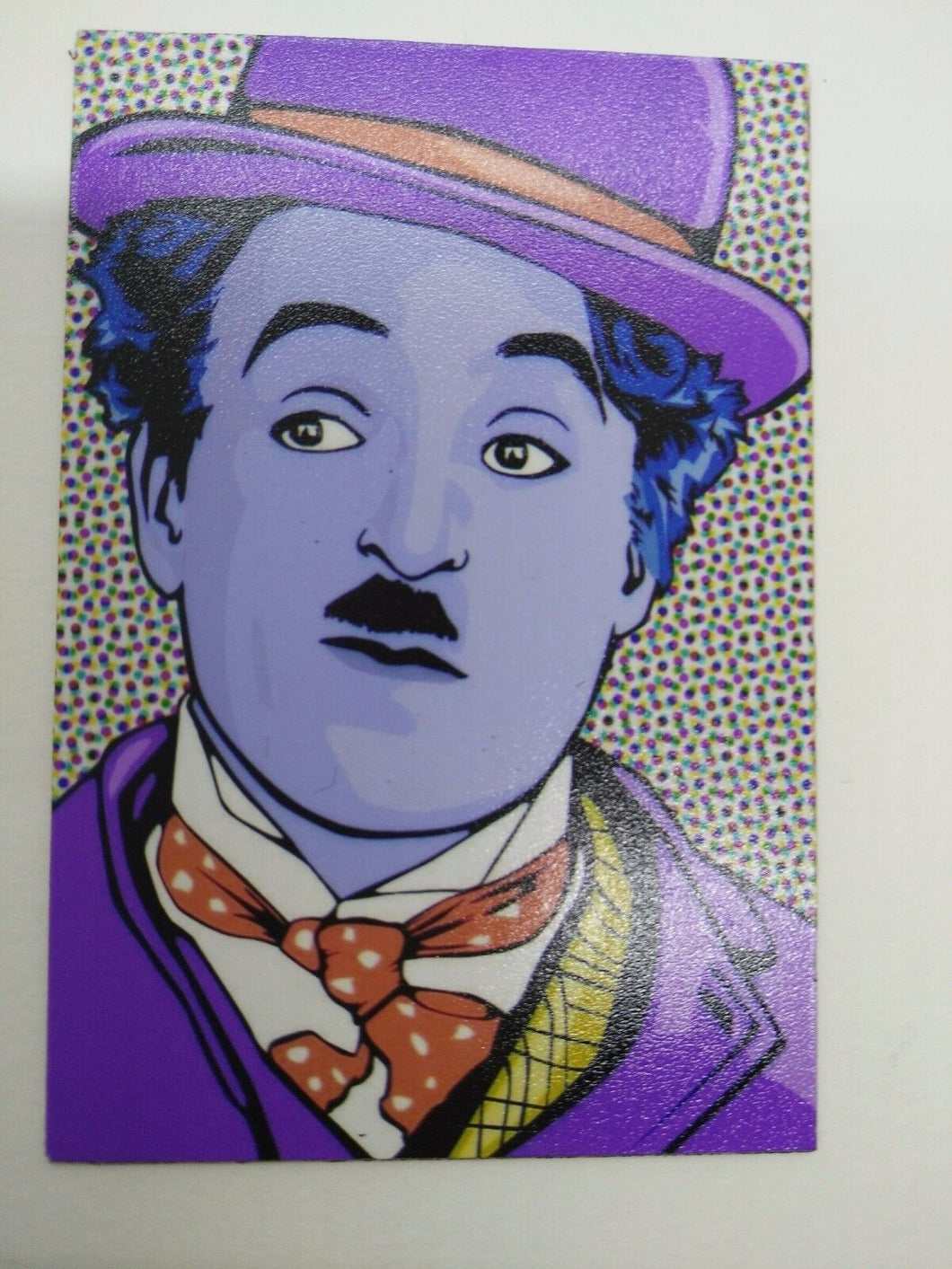 Charlie Chaplin violet pic Design Vintage Poster Magnet Fridge Collectibles