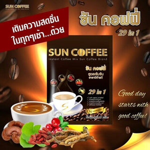 3x Sun Coffee Healthy Instant Coffee 29 in1 Herbs Weight Loss Slender Fat Free