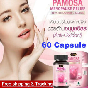 Auswelllife PAMOSA Menopause Relief Dietary Supplement Women Balance 60 Capsules