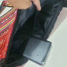 Load image into Gallery viewer, New! Crossbody Bag Purse Strap Shoulder Bag Hill Tribe Silver Bead Pom Pom Hmong