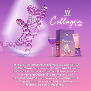 2X Wink White W Collagen Plus Powder Drink Aura Radiant Anti-aging Skin
