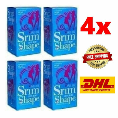 4X Srim Chef Coffee Drinks Diet Slim Collagen Dark Spots Freckles Fiber Fructose