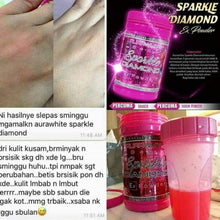 Load image into Gallery viewer, Aura Sparkle Diamond Nano Collagen Complex Radiance Aura Soft Skin Muslim 1000g