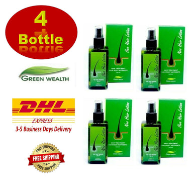 4x 120ml Neo Hair Lotion Green Wealth Growth Root Nutrients Hair Loss Skin Hair