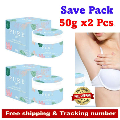 2x PURE Underarm Cream Skin Armpit Smooth Deodorant Remove Odor 50g