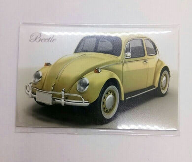 BEETLE YELLOW funny Design Vintage Poster Magnet Fridge Collectible