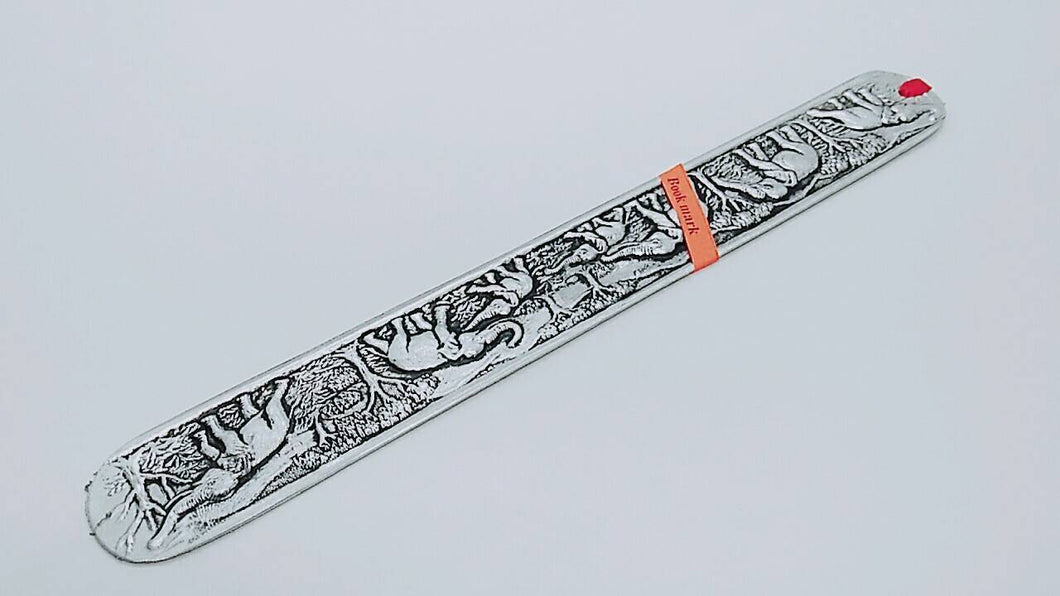 Carved Elephant Bookmark Wooden V.5 Handmade Book Mark Accessory Collectibles