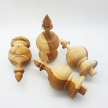 Load image into Gallery viewer, Wholesale Finials Part Teak Wood Unfinished Wooden Antique Furniture Post