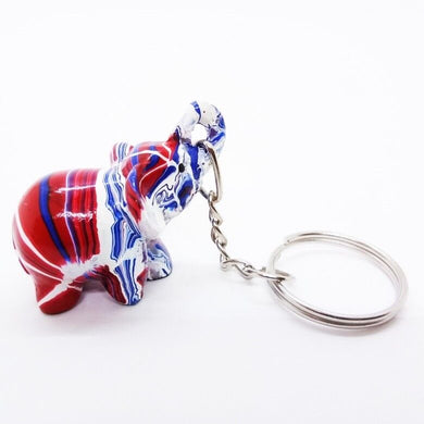 Little Elephant Keyring Resin V.3 Miniature Handmade Fancy Key Collectible Gift