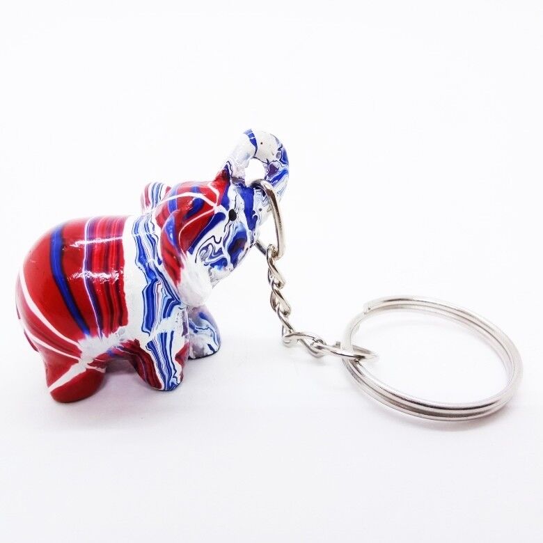 Little Elephant Keyring Resin V.3 Miniature Handmade Fancy Key Collectible Gift