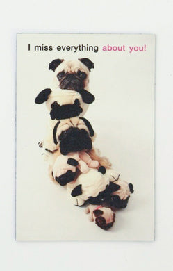 I MISS EVERTHING pic Design Vintage Poster Magnet Fridge Collectibles