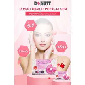 3x Donutt Diatally Dietary Supplement Ginseng Extract Trap Starch & Fat 40 Caps