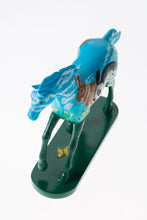 Load image into Gallery viewer, Little Blue Horse Resin Hand Painted Rabbit Style Cute Animal Figure Decor Craft