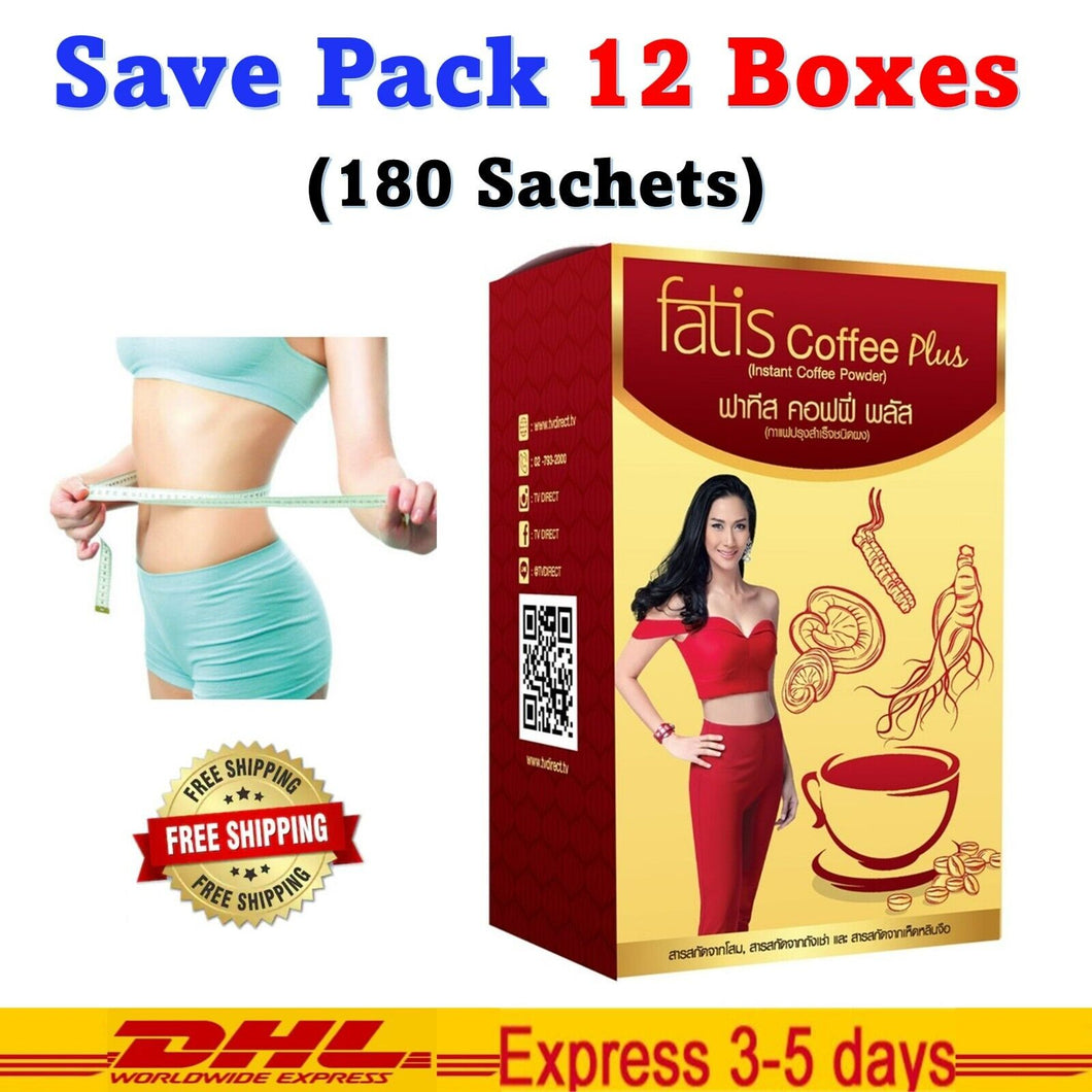 12x Fatis Coffee Plus Slimming Mix Ginseng Weight Management Healthy Sugar Free