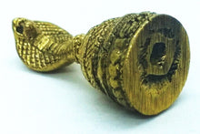 Load image into Gallery viewer, Serpent Good Luck Brass Amulet Miniature Talisman Love Charm Magic Thai Pendant