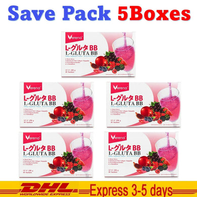 5x Verena L Gluta BB New Formula Juice White Skin Radiance Soft Smooth Bounce