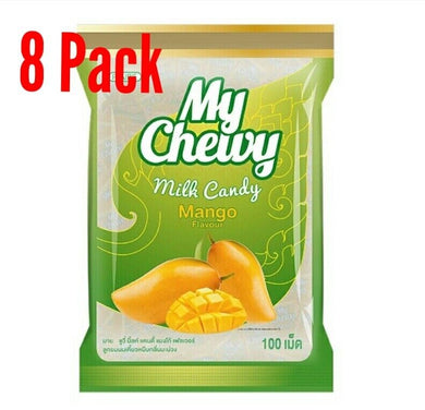 8 Pack Mango Flavour Milk Sweet Candy Delicious Enjoy Fruity Flavor Smell 360g