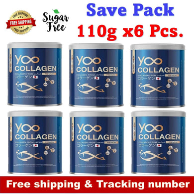 6x YOO COLLAGEN Skin & Health Soften Moisturize Anti Aging Skin Sugar Free 110g