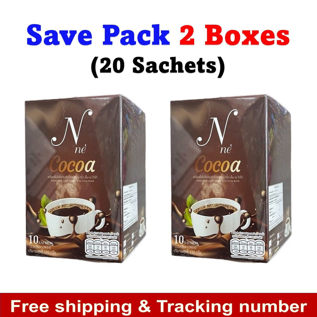 2x N Ne Cocoa Instant Mix Drink Weight Control Slimming Weight Management Sachet
