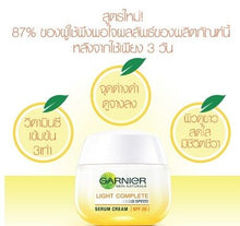 Load image into Gallery viewer, 3X Garnier Light Complete Whitening Serum Dark Spot Remover Day&amp;Night Face Cream