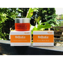 Load image into Gallery viewer, 2x BeQuaLa Facial Acne Freckles Moisturizer Cream Green Herb Perfect Set