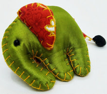 Load image into Gallery viewer, Elephant Pattern Scotch Animal Lover Doll Keyring Sewing Charm Cute Fabric