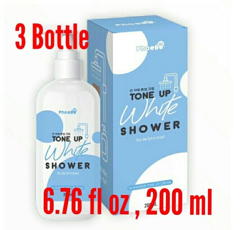 3x Whitening Skin Lightening Shower Gels Body Wash Change Skin Tone Vitamin B3 C