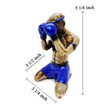 Load image into Gallery viewer, Vintage Resin Paint Statue Muay Thai Gift Boxing Figure Sculpture Decor Souvenir