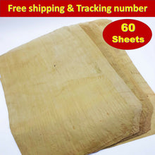 Load image into Gallery viewer, 60x Dry Banana Leaves Thai Vintage Natural Roll Rolling Tobacco Cigarette Paper