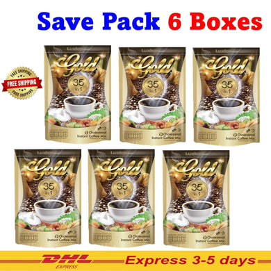 6X Luxica Coffee Herbs 35 In 1 Instant Mix Antioxidant Weight Loss Hunger Health
