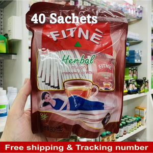 Natural Fitne Herbal Tea Slim Reduce Waste Body Burn Weight Detox Loss (40 Bags)