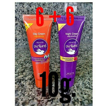 6set Sunscreen Day&Night Cream SPF50 PA+++ Formula Aqua brighten Acne Dark Spots