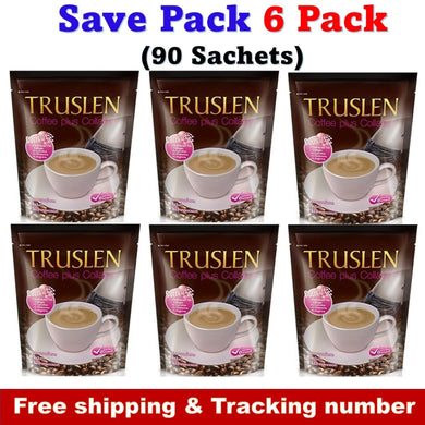 6x Truslen Coffee Plus Collagen Instant Coffee Mix Nourish Skin Good Shape Slim