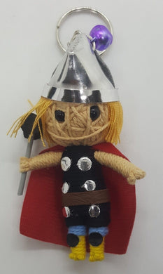 THOR Handmade Rope Keyring Charm SUPER HERO Keyring Cute Souvenir