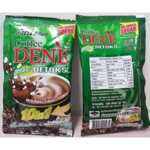 DENE Fiber Detox Coffee Cleansers Weight Loss Slimming FDA Thai Excrete Diet