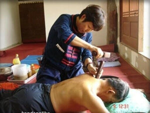 Set of 4 TOK-SEN Hammer Massage Tool Wooden Tool Therapy Thai Tok-Sen