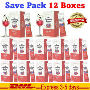 12x The Charming Garden Jelly Fiber Weight Loss Weight Control Mix Berry