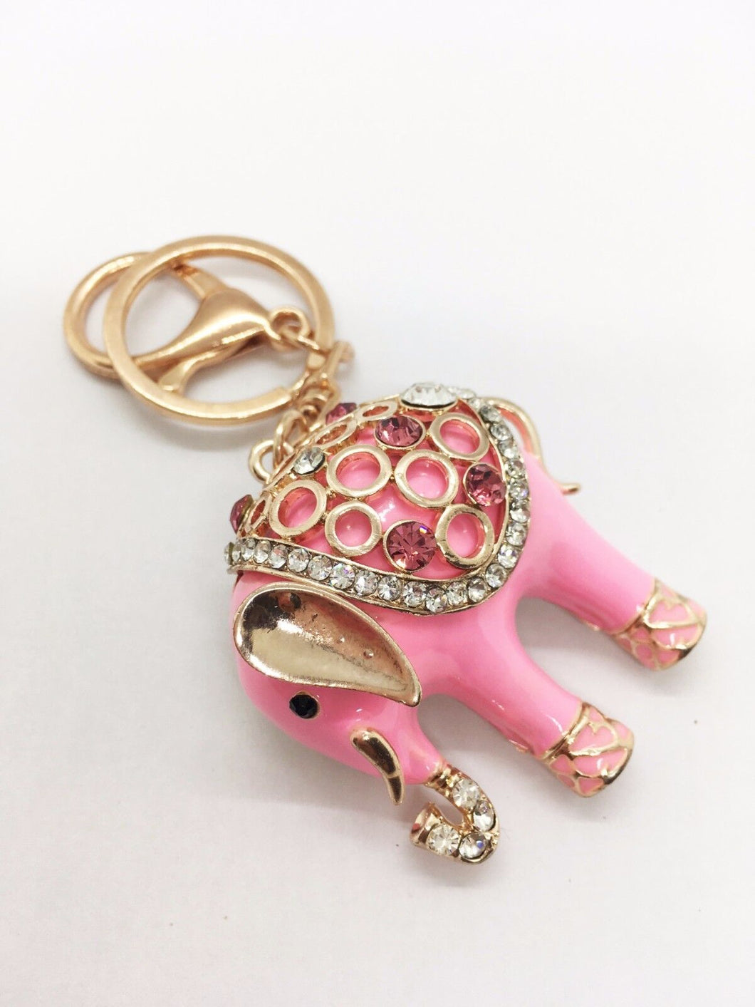 Elephant Keyring Adorn Beauty Charm cute keychain animal lover Thailand Ver.2