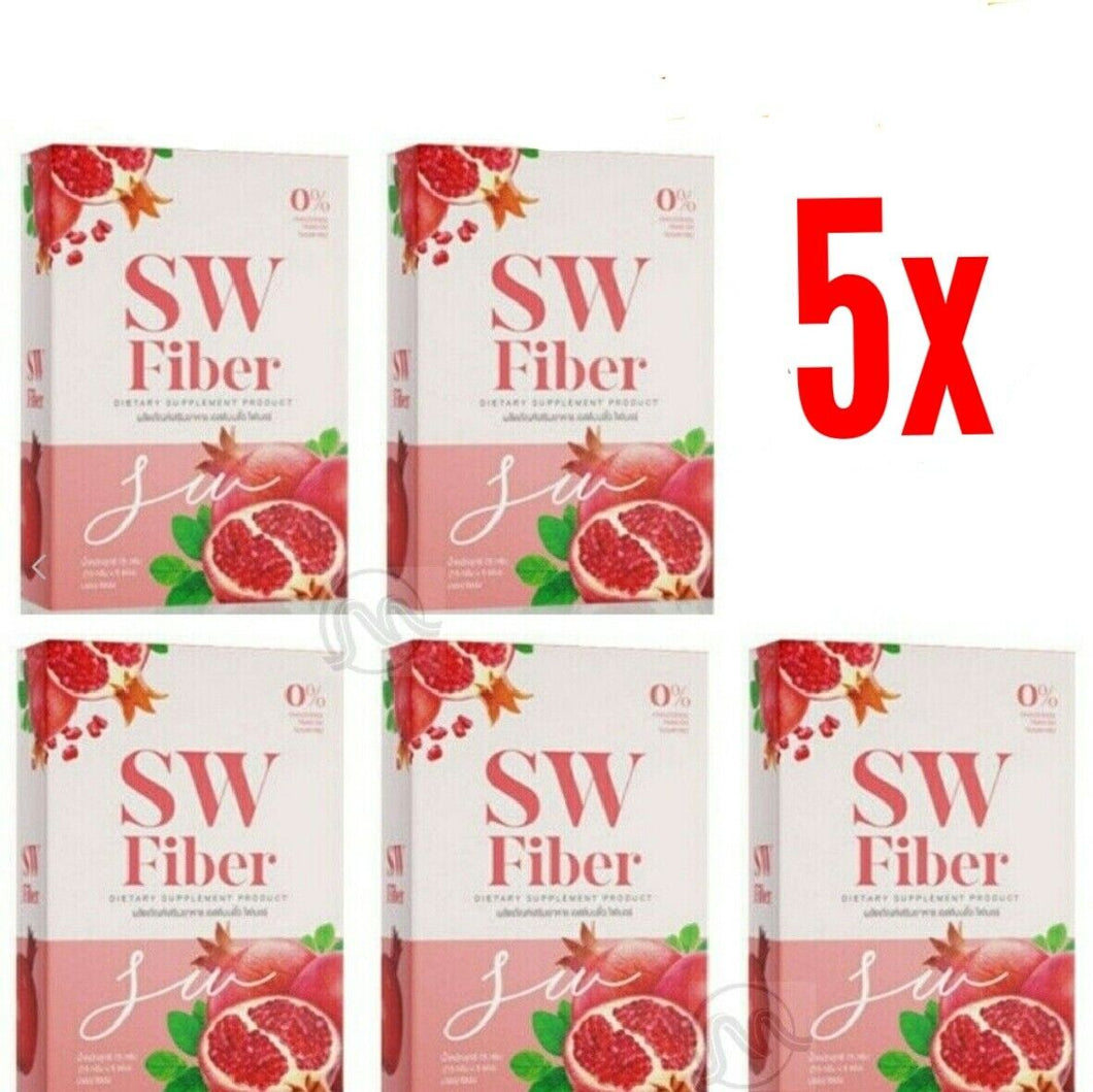 5x FIBER Detox Dietary Supplement DetoxBlock Burn Diet Weight Digestive Slimming