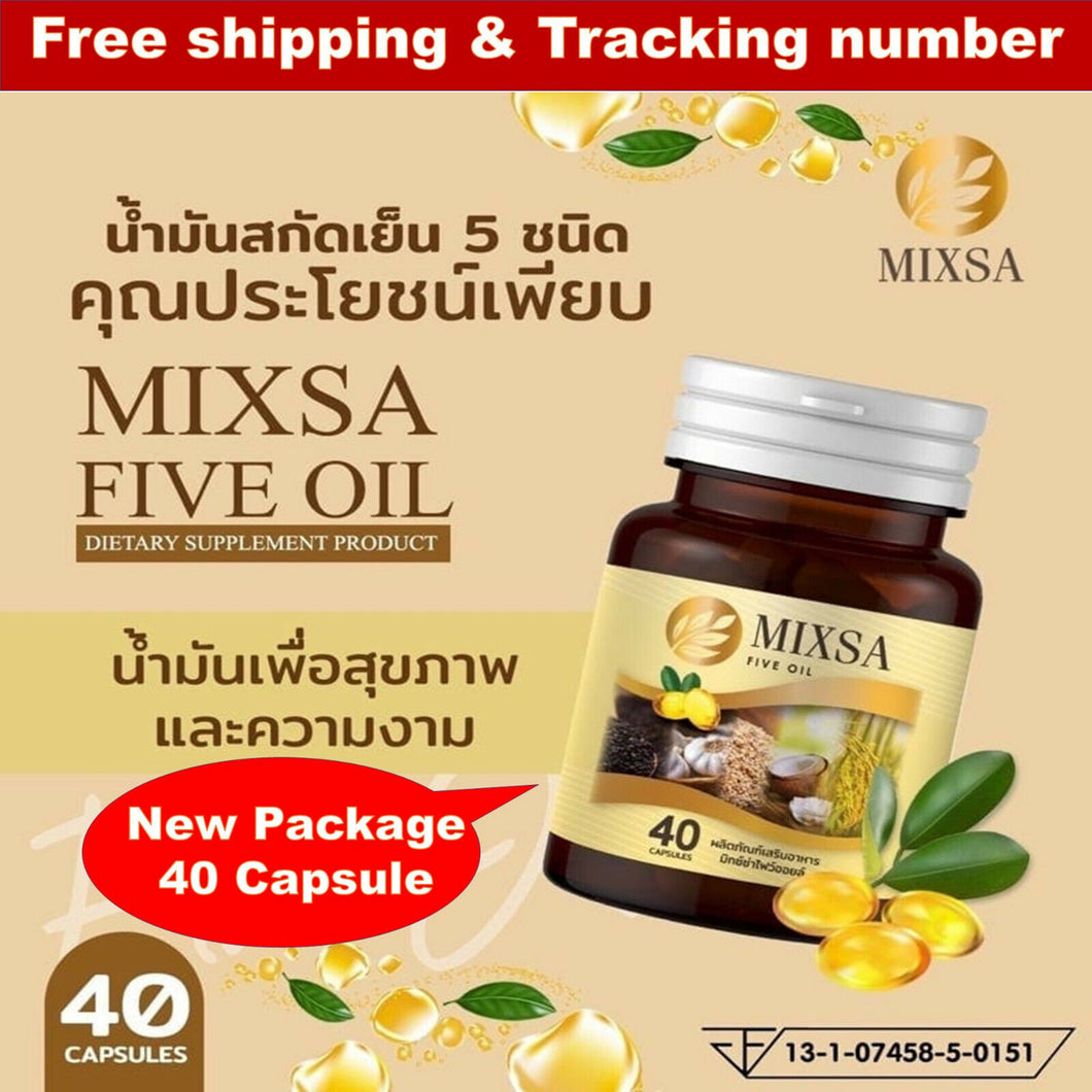 Mixsa Five Oil Natural Nourishing Brain Deeply Sleep 30 Capsules