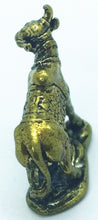 Load image into Gallery viewer, Cow Miniature Lucky Brass Amulet Talisman Love Charm Magic Thai Pendant