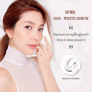6x 8ml SEWA Age White Serum Peptide Restore Skin Anti Aging Radiance Youthful