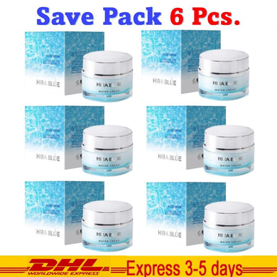 6x HiraBlue Water Cream Skin Day Night Reduce Wrinkles Moisturizer DHL