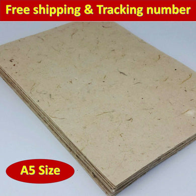 Mulberry Paper Sheet Handmade Natural Cream Invitation Card Art Craft Sheets