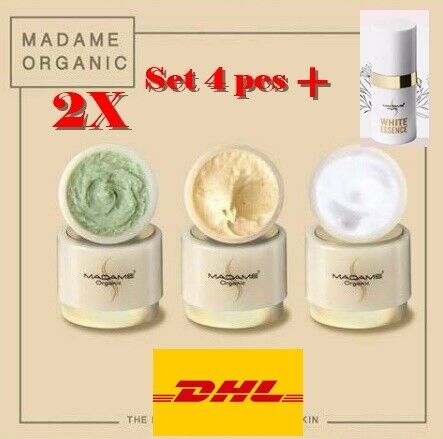 2x Madame Organic Collagen Serum Set Dark Spot Dull Firming Skin whitening cream