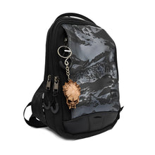 Load image into Gallery viewer, Predator Alien Keyring Keychain Human Skull Bonehead Handmade Biker Chopper