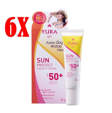 6x Protect Smooth Cream SPF50+ PA+++ spectrum sunscreen Cream Skincare 0.7 oz