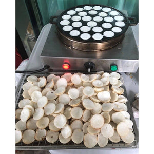Kanom Krok Cast Iron Mold Pan Thai Desserts Maker Coconut Milk Cake Local 28Hole